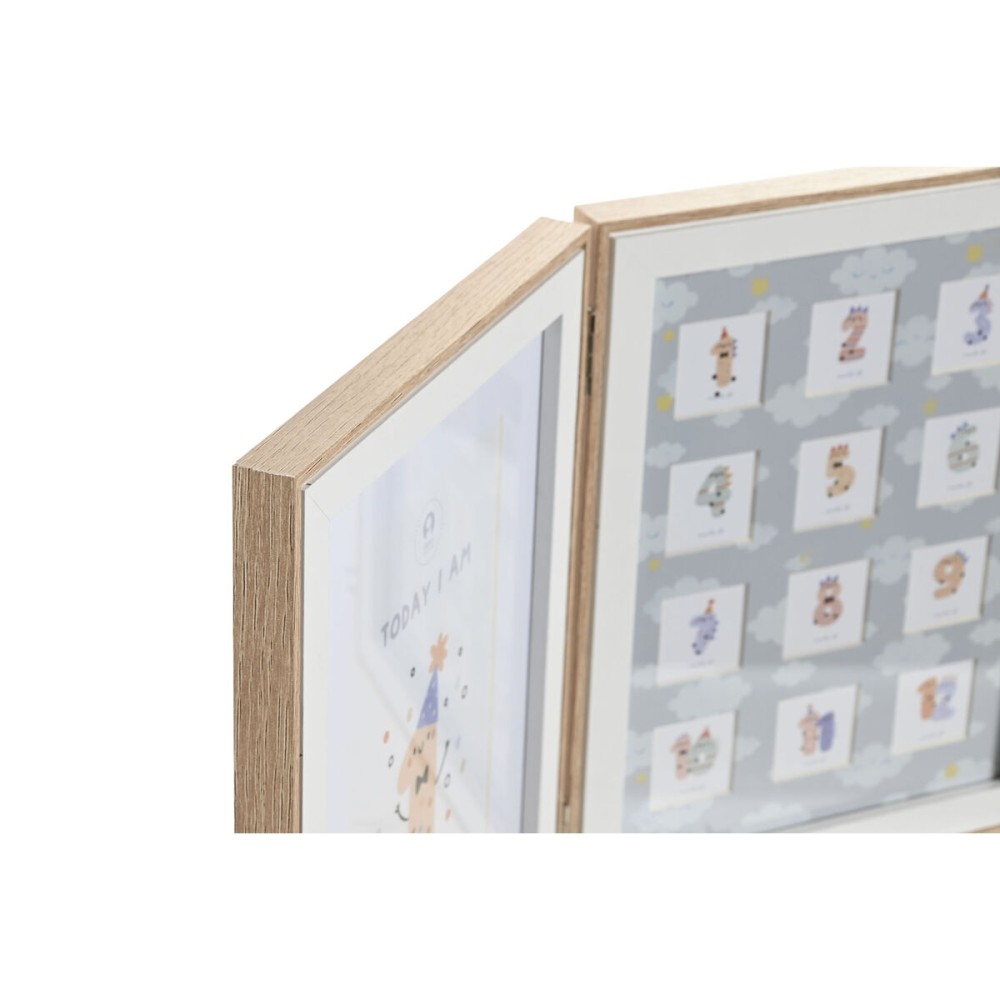 Photo frame Home ESPRIT Crystal MDF Wood 36 x 3 x 23 cm (2 Units)