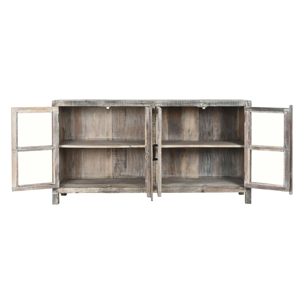 Anrichte Home ESPRIT Weiß Braun Recyceltes Holz 170 x 40 x 90 cm