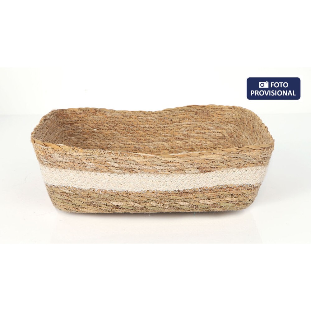 Boîte de rangement Privilege osier Rectangulaire 20 x 15 x 7 cm (18 Unités)