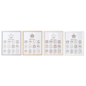 Fotorahmen Home ESPRIT Kristall Holz MDF 40,5 x 2 x 49,5 cm (4 Stück)