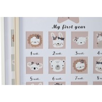 Cadre photo Home ESPRIT Verre Bois MDF 40,5 x 2 x 49,5 cm (4 Unités)