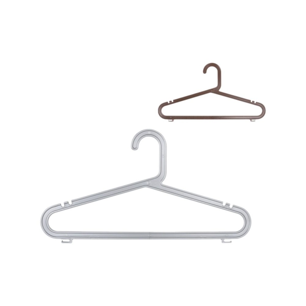 Hangers Dem Meng Plastic 8 Pieces (12 Units)
