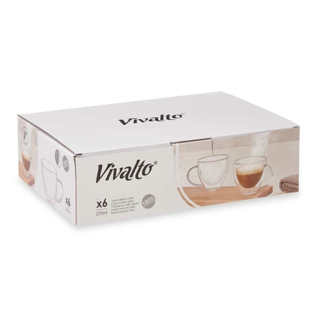 Kop Vivalto OCT-DG2324 Durchsichtig 270 ml (6 Stück)
