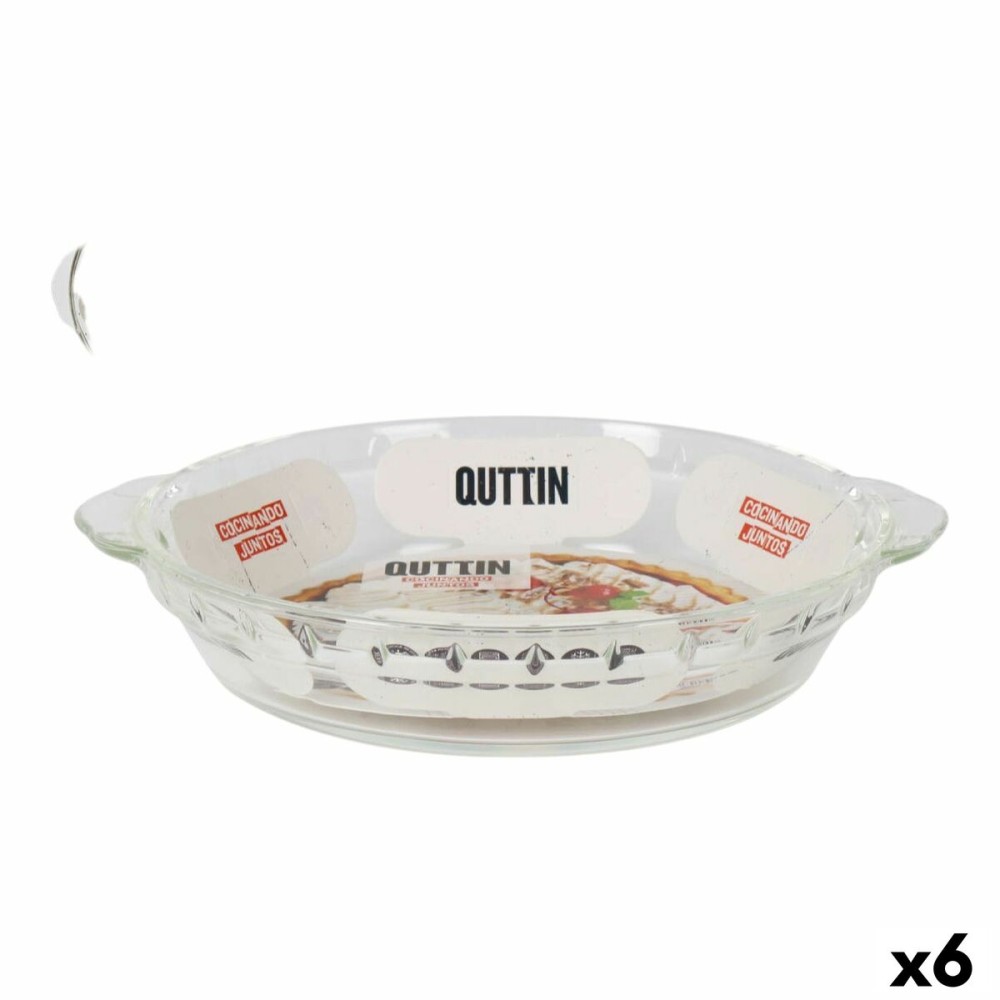 Kochschüssel Quttin Quttin Glas 23,9 x 20,4 x 4,4 cm (6 Stück)