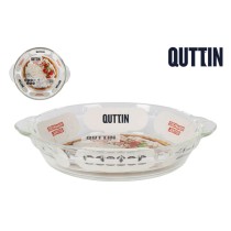Serving Platter Quttin Quttin Glass 23,9 x 20,4 x 4,4 cm (6 Units)