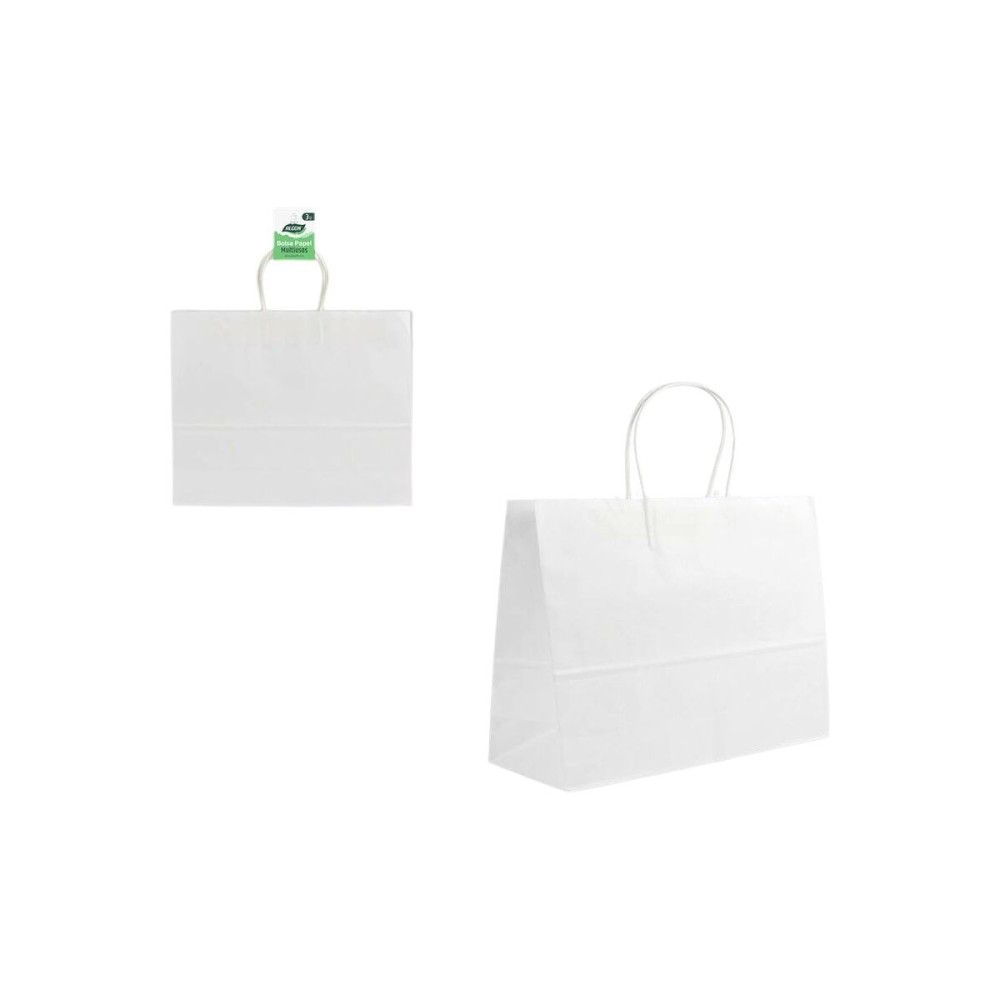 Ensemble de sac alimentaire réutilisable Algon Blanc 3 Pièces (24 Unités)