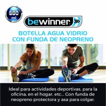 Bouteille d'eau Bewinner verre 600 ml (24 Unités)
