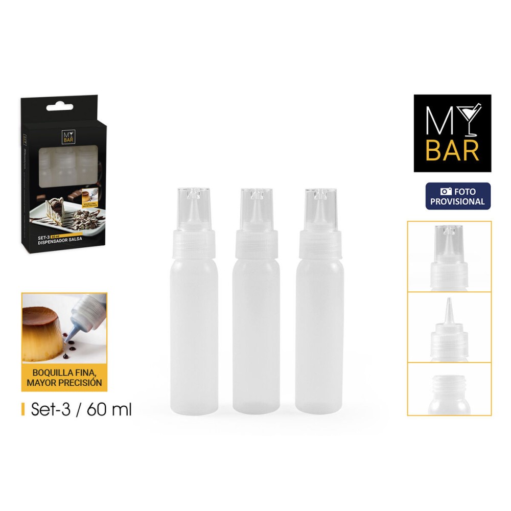 Pot à Sauces My Bar 3 Pièces (24 Unités)