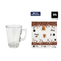 Piece Coffee Cup Set La Mediterránea Segre 3 Pieces (16 Units)