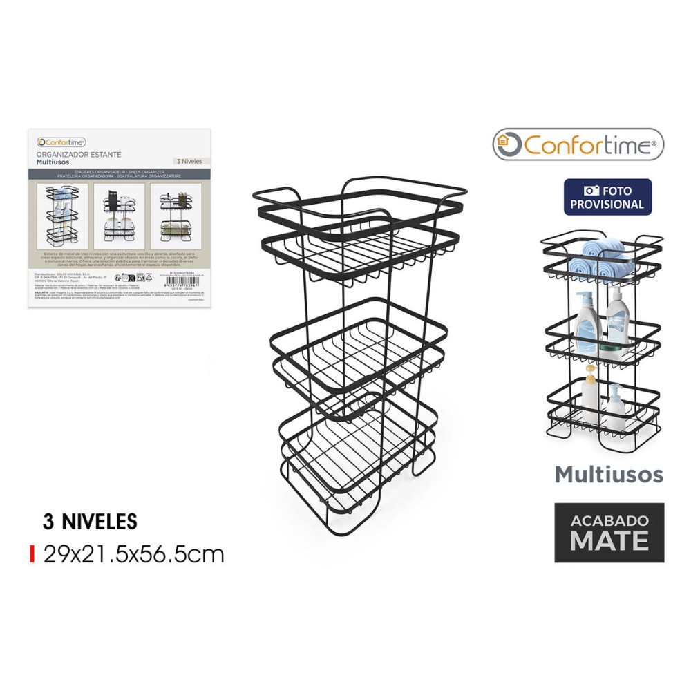 Shelves Confortime Metal (4 Units)