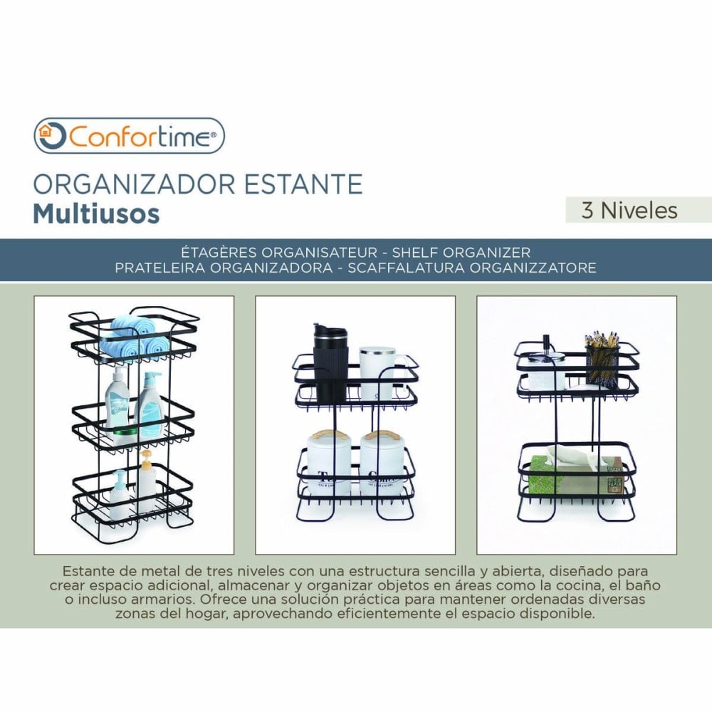 Shelves Confortime Metal (4 Units)