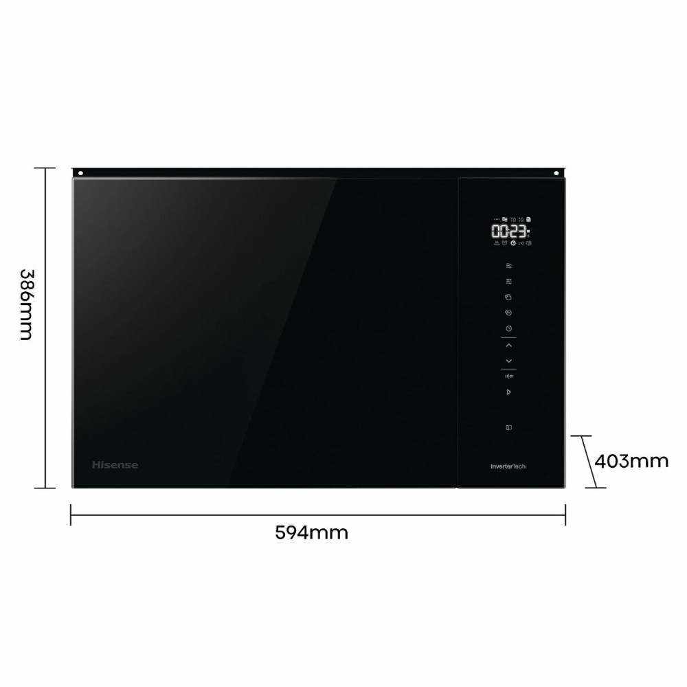 Microwave with Grill Hisense Black 900 W 25 L
