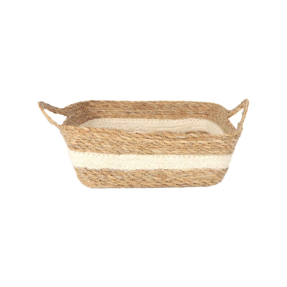 Boîte de rangement Privilege osier 22 x 22 x 8 cm (12 Unités)