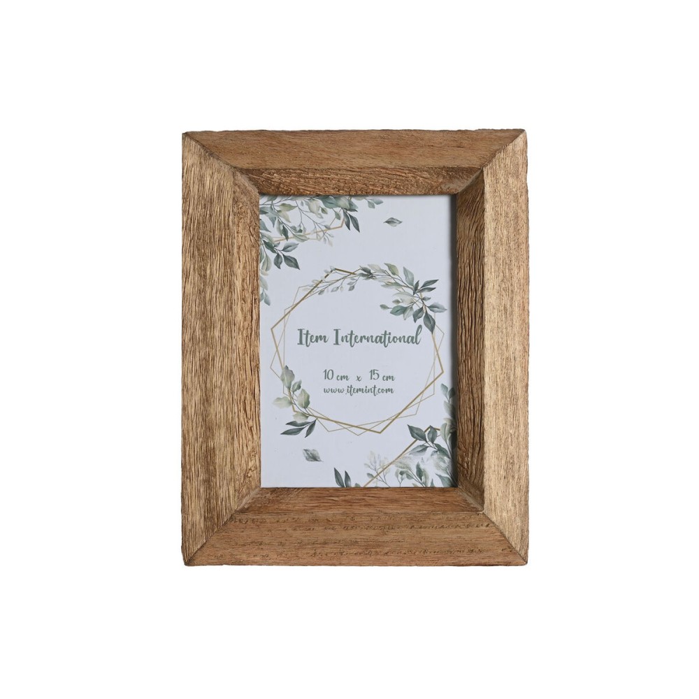 Photo frame Home ESPRIT Natural Crystal Mango wood