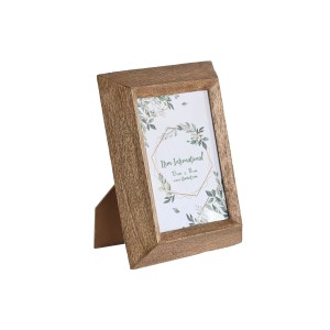 Photo frame Home ESPRIT Natural Crystal Mango wood Moutain