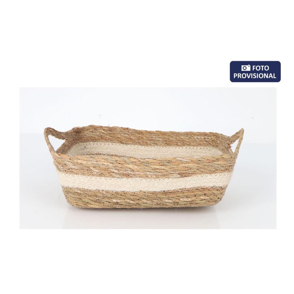 Storage Box Privilege wicker 30 x 23 x 9 cm (8 Units)