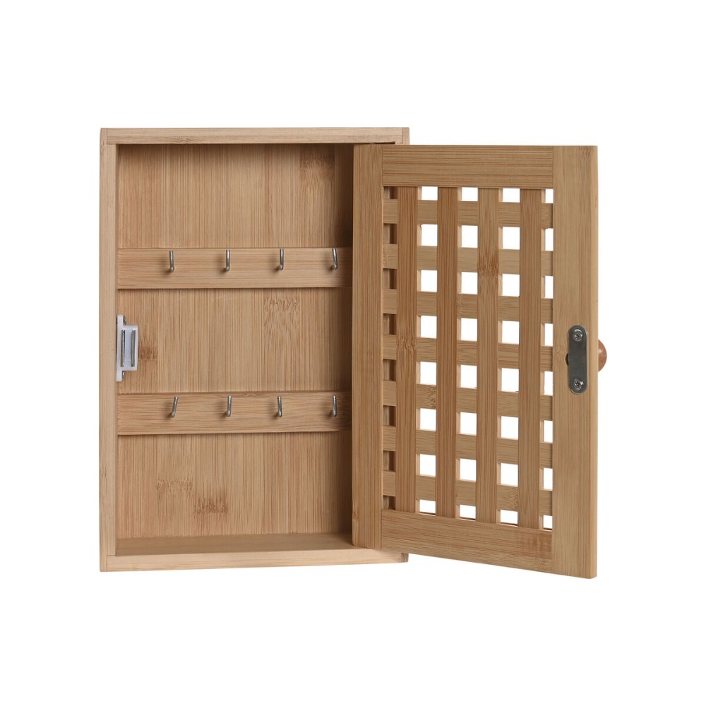 Key cupboard Home ESPRIT Natural 19 x 6 x 27 cm