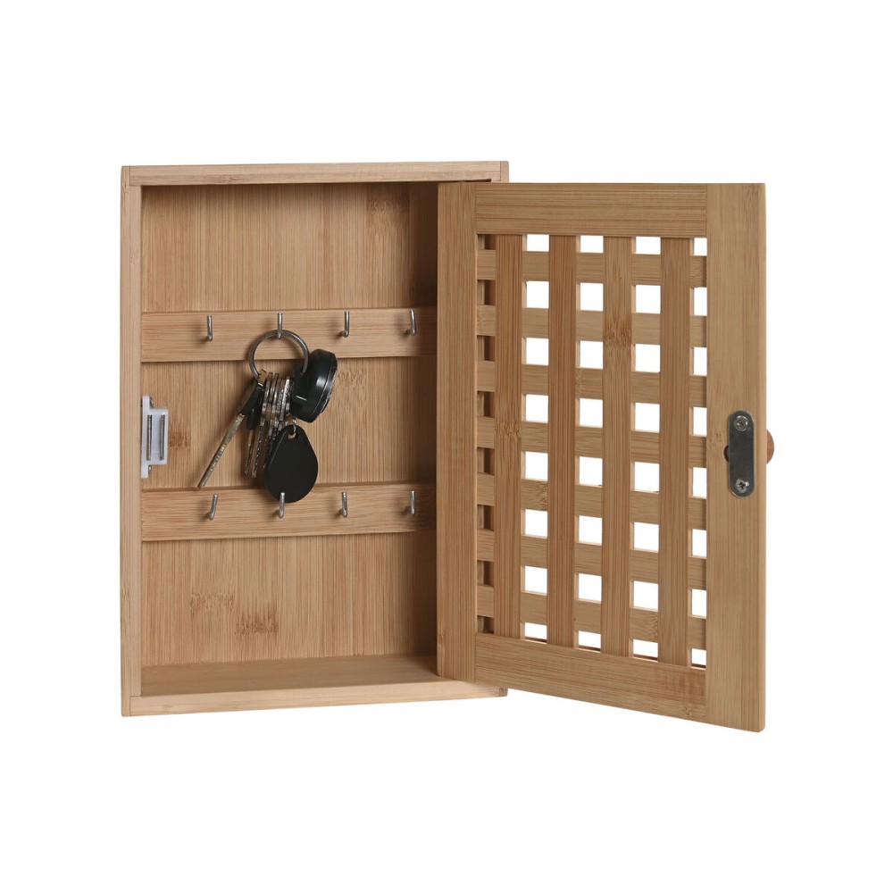 Key cupboard Home ESPRIT Natural 19 x 6 x 27 cm