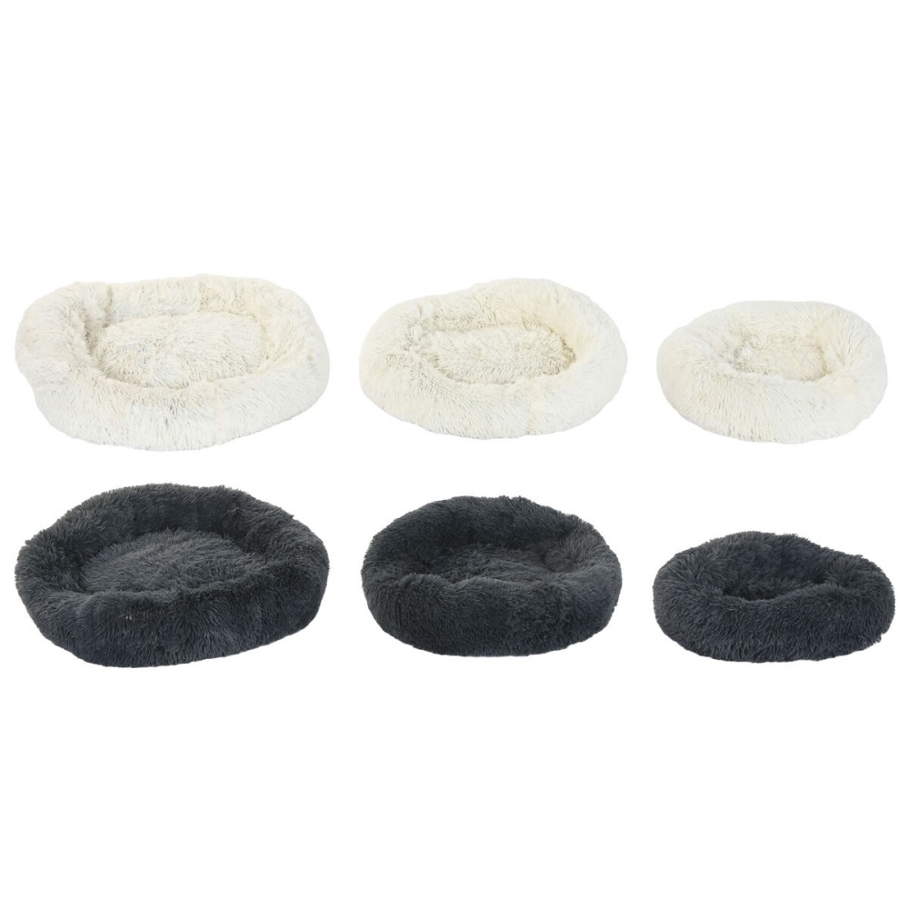 Haustierbettchen Home ESPRIT Weiß Dunkelgrau 73 X 64 X 16 CM 2 Stück