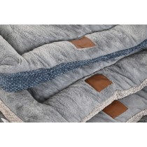 Haustierbettchen Home ESPRIT Blau Grau Hellgrau 85 X 70 X 8 CM 2 Stück
