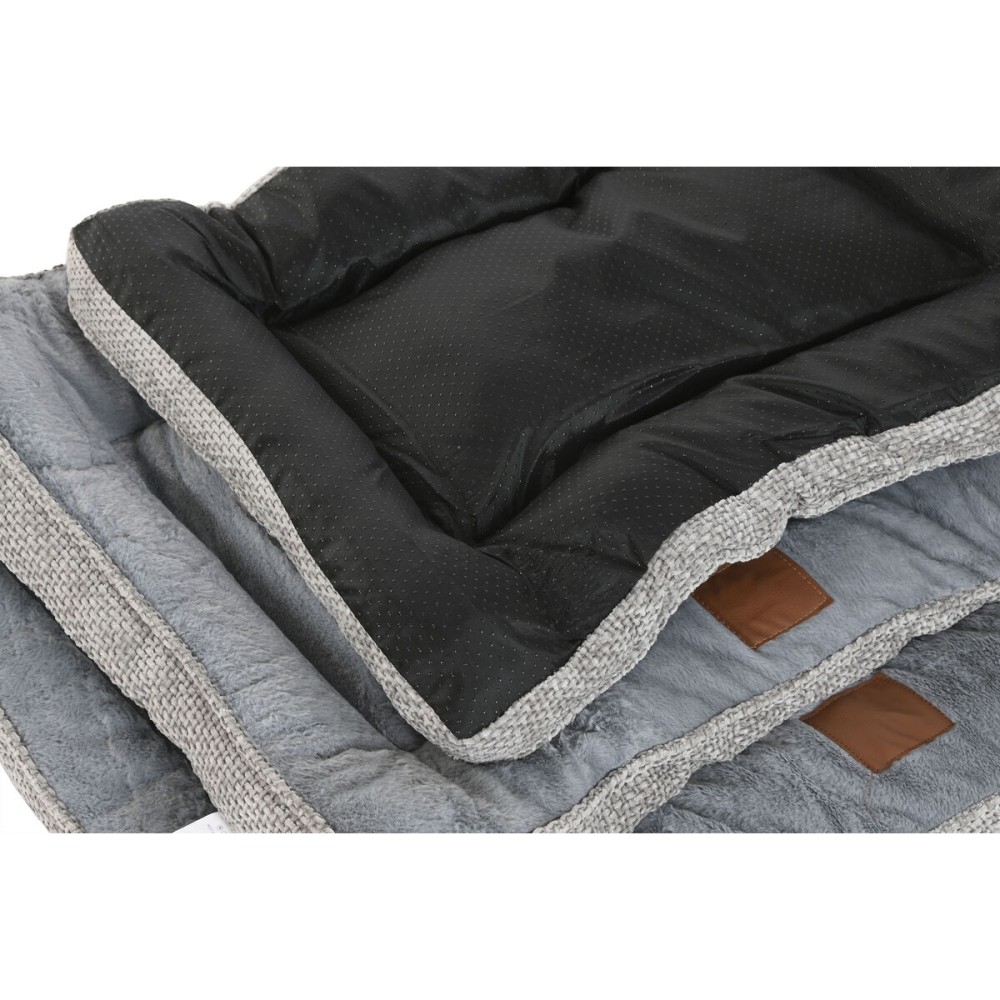 Haustierbettchen Home ESPRIT Blau Grau Hellgrau 85 X 70 X 8 CM 2 Stück