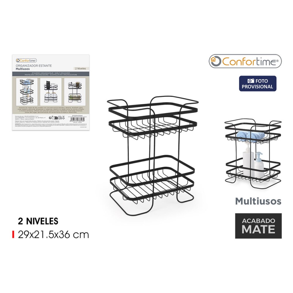 Shelves Confortime Metal (4 Units)