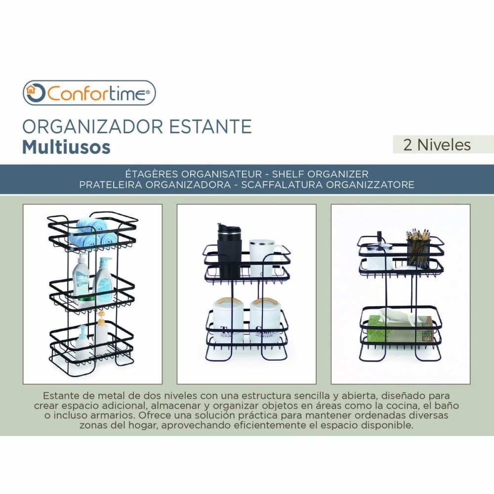 Shelves Confortime Metal (4 Units)