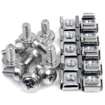 Support Startech CABSCREWM6 Argenté Acier inoxydable (50 Unités)