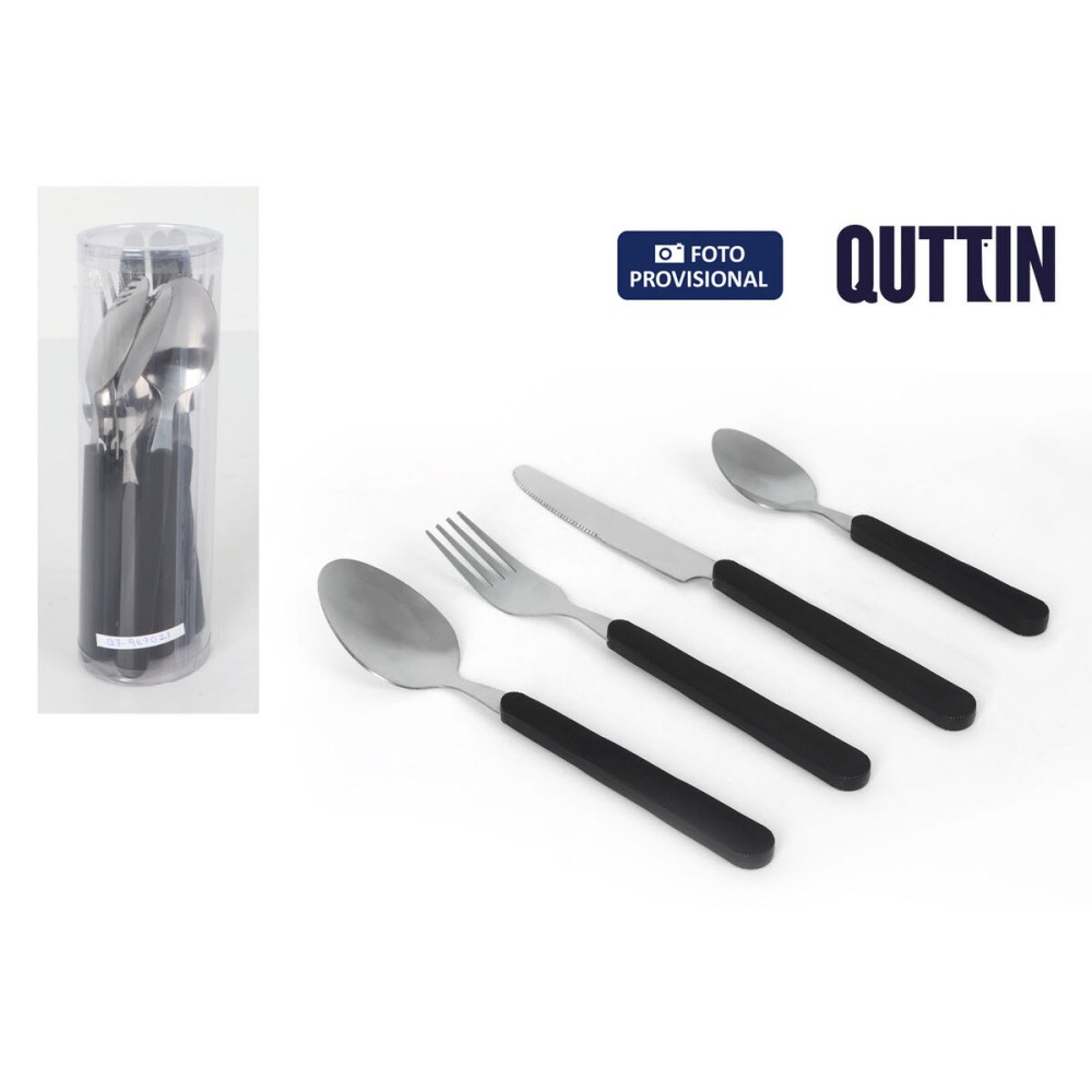 Cutlery Quttin Plastic 16 Pieces (6 Units)