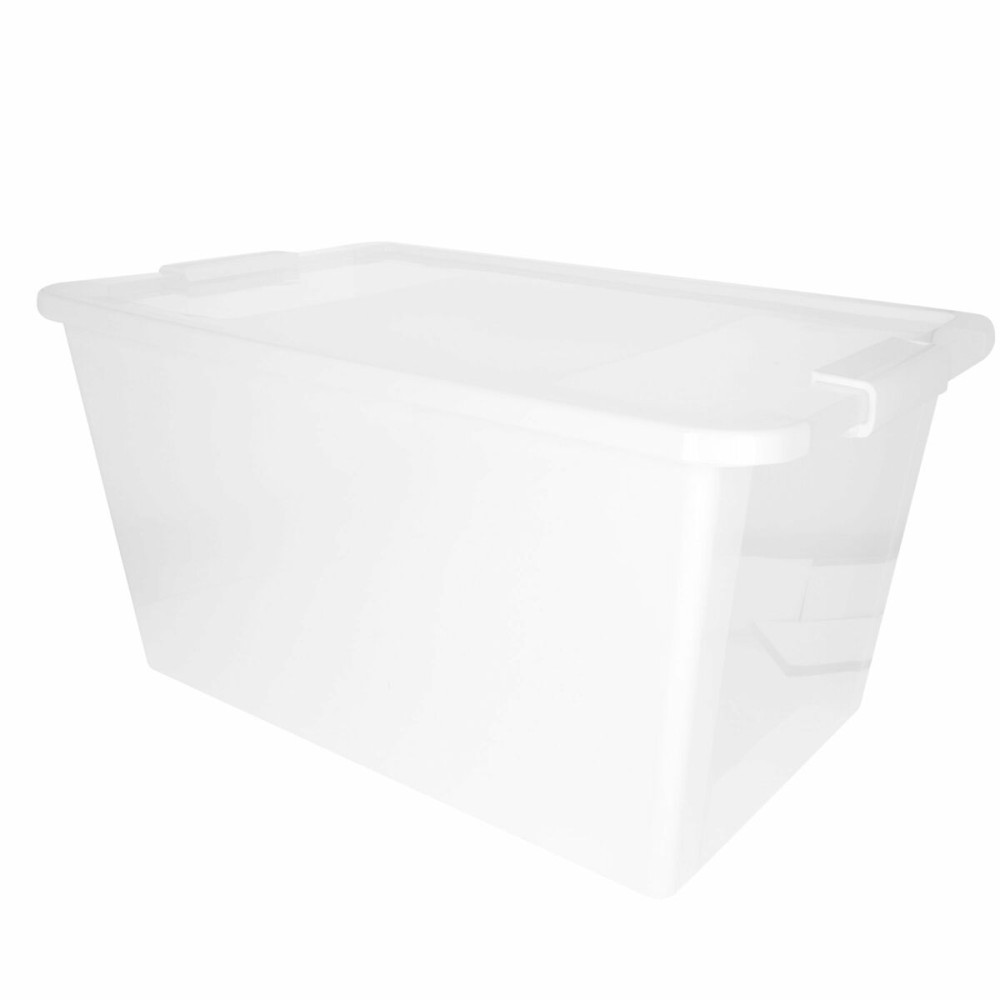 Storage Box with Lid Curver White Plastic 40 L 55 x 28 x 35 cm (5 Units)