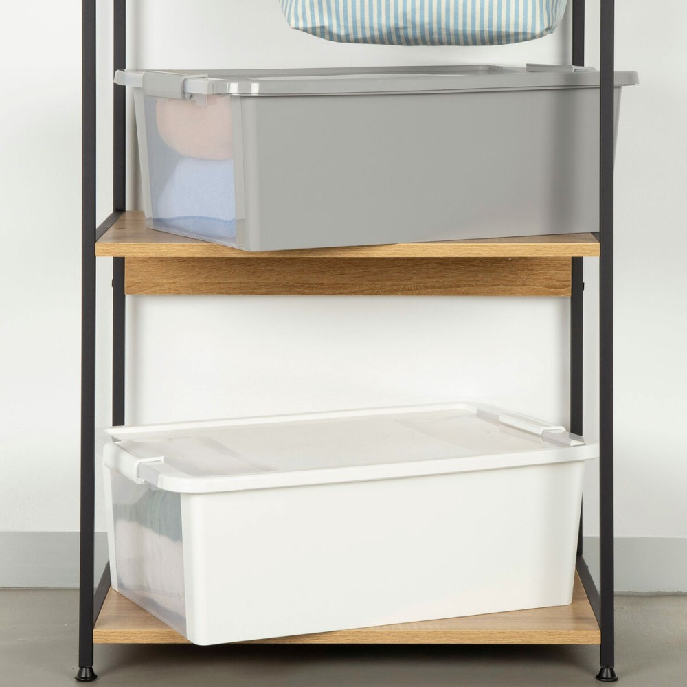 Storage Box Curver Grey Plastic 26 L 55 x 19 x 35 cm (7 Units)