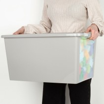Storage Box Curver Grey Plastic 40 L 55 x 28 x 35 cm (5 Units)