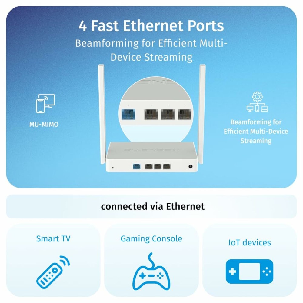 Router Keenetic KN-1613-01EN Ethernet LAN Wi-Fi
