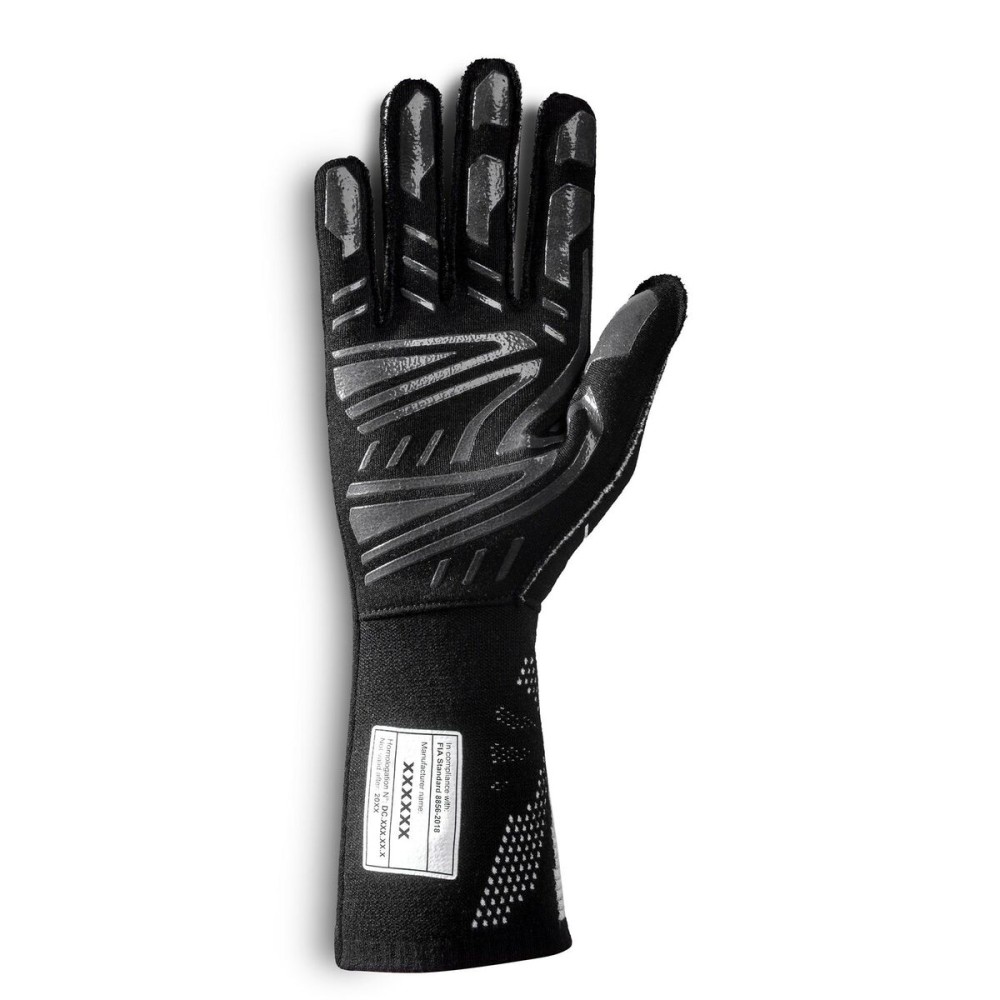 Karting Gloves Sparco LAP FIA 8856-2018 Black