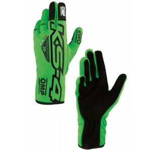 Karting Gloves OMP KS-4 Black Green