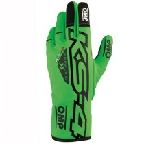 Karting Gloves OMP KS-4 Black Green