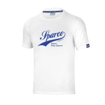 Herren Kurzarm-T-Shirt Sparco VINTAGE Weiß M