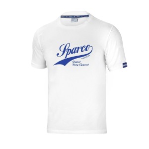 Herren Kurzarm-T-Shirt Sparco VINTAGE Weiß M