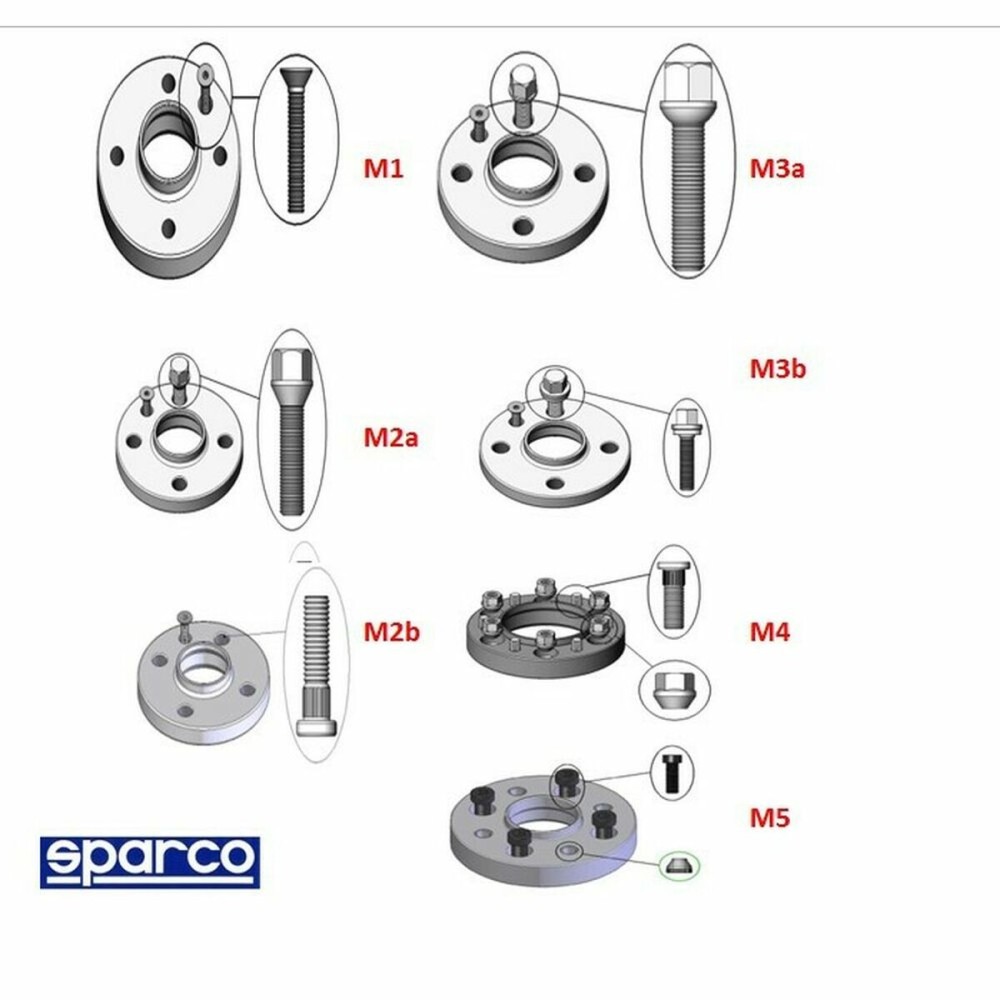 Ensemble de séparateurs Sparco S051STB216