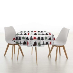 Tablecloth Belum Merry Christmas Multicolour Ø 180 cm