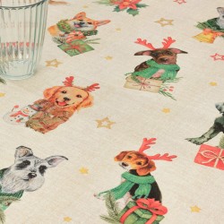 Nappe enduite antitache Belum Christmas Multicouleur 300 x 150 cm