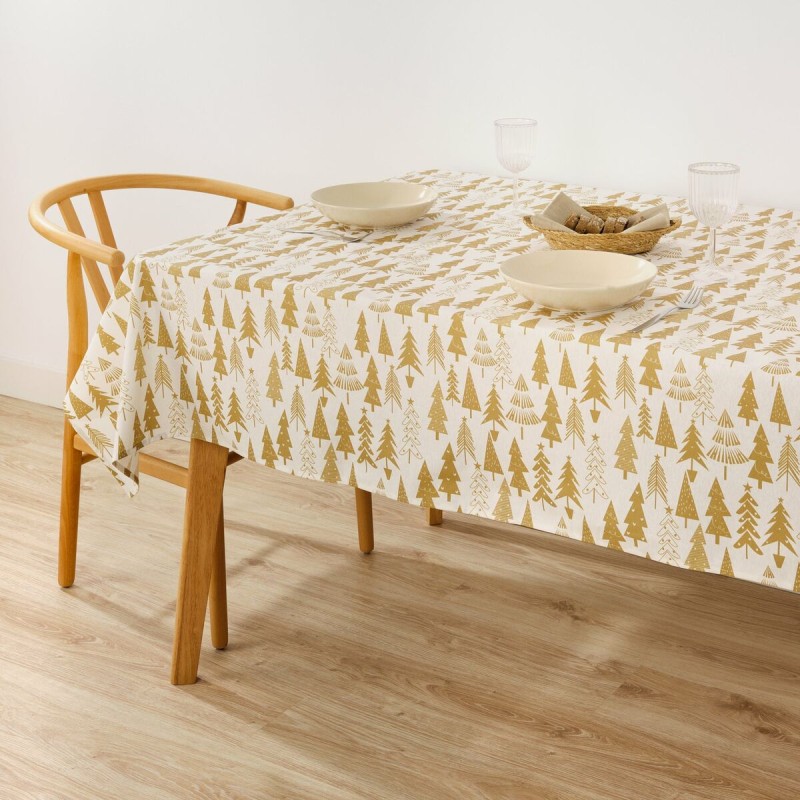 Stain-proof resined tablecloth Belum Christmas Multicolour 150 x 150 cm