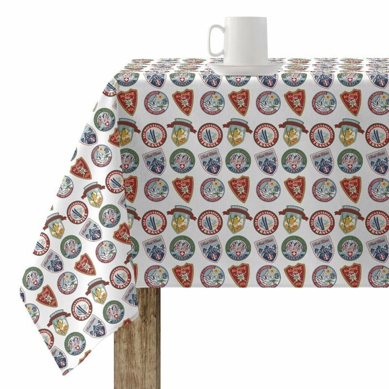 Stain-proof resined tablecloth Belum Christmas Sky Multicolour 200 x 150 cm