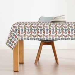 Stain-proof resined tablecloth Belum Christmas Sky Multicolour 250 x 150 cm