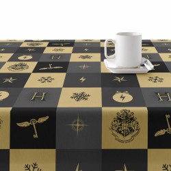 Fleckenabweisende geharzte Tischdecke Harry Potter Hogwarts Christmas Bunt 300 x 150 cm