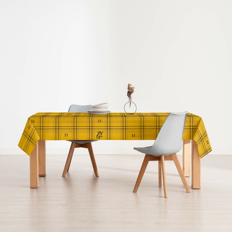 Stain-proof resined tablecloth Harry Potter Hufflepuff Multicolour 300 x 150 cm