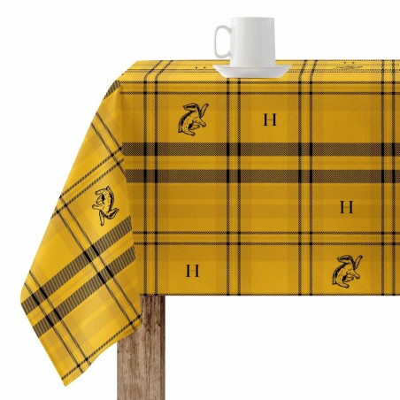 Fleckenabweisende geharzte Tischdecke Harry Potter Hufflepuff Bunt 150 x 150 cm