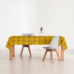 Stain-proof resined tablecloth Harry Potter Hufflepuff Multicolour 100 x 150 cm