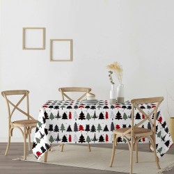 Stain-proof resined tablecloth Belum Merry Christmas Multicolour 150 x 150 cm