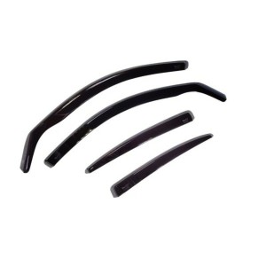 Wind deflector HEKO 17135 4D Frontal 4 pcs Rear